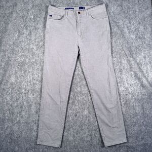 Stitch’s Britches Pants Men 35x32 Gray Corduroy Five Pocket Golf Performance